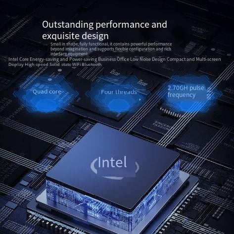 PC Mini – Portable and Efficient, All-in-One Mini PC for Home, Office, and Entertainment