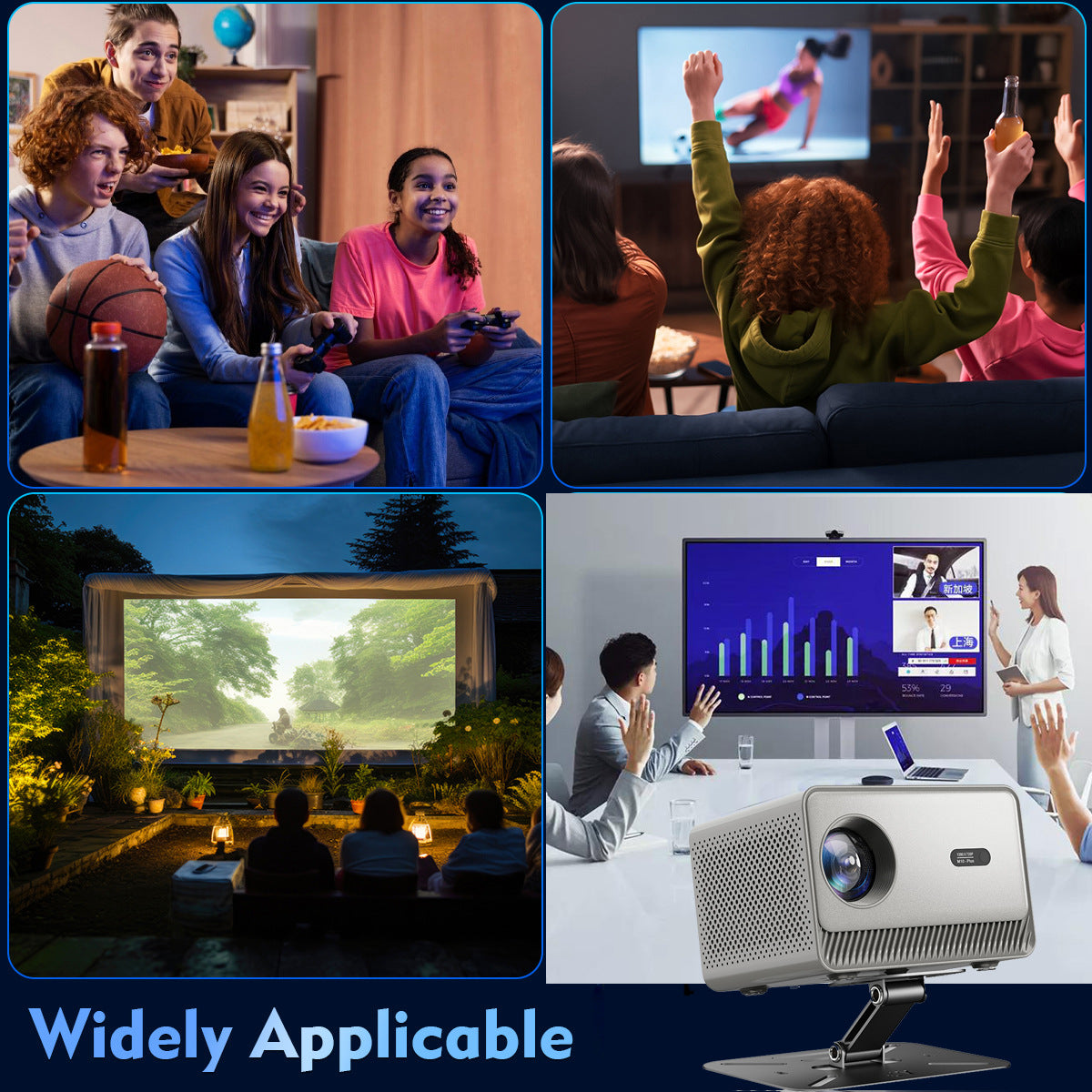Projector M10Plus HD (Gray with Bracket)